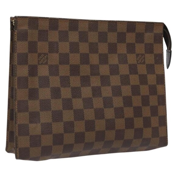 LOUIS VUITTON Damier Ebene Poche Toilette 26 Pouch - Picture 3 of 14